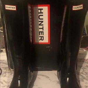 Hunter Gloss Tall Waterproof Boots